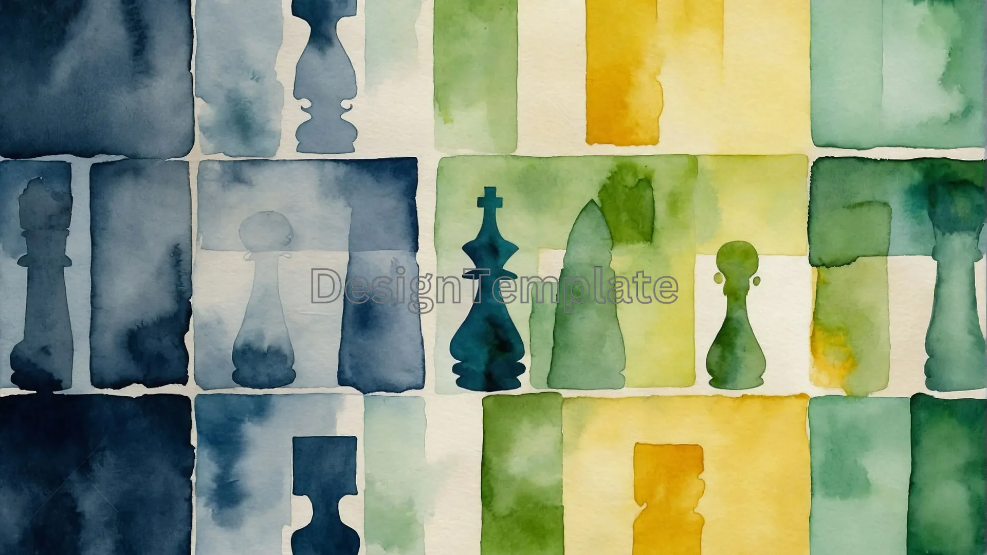 Chessboard Style Watercolor Paint Texture Jpg